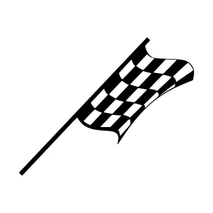 Checkered Flag Vector Illustration