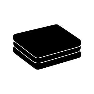Stack of Books - Minimalist Vector Icon