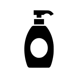 Soap Dispenser Icon - Black Outline