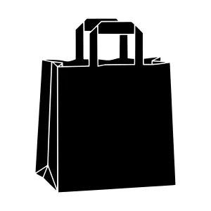 Black Shopping Bag Silhouette