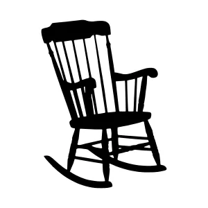 Silhouette Rocking Chair - Minimalist Design