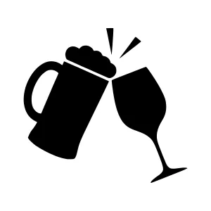 Cheers! Beer & Wine Toast Icon