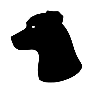 Dog Silhouette Vector Icon