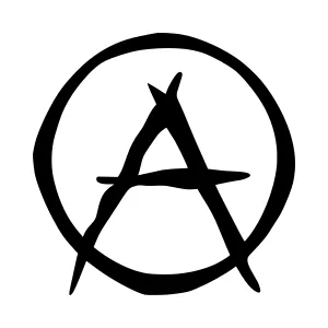 Anarchy Symbol Vector Icon