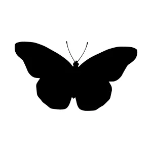 Butterfly Silhouette Vector Icon