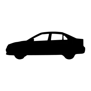 Black Car Silhouette Icon