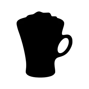 Silhouette Coffee Cup - Minimalist Design