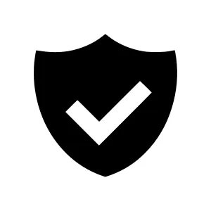 Shield Icon - Checkmark Security Vector