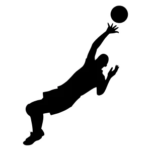 Basketball Player Silhouette - Dynamic Action