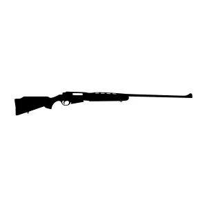 Silhouette Rifle Vector Illustration