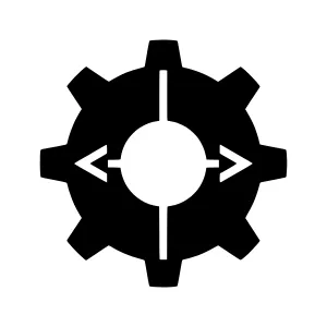 Gear Icon - Process & Workflow Vector