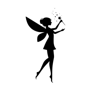 Silhouette Fairy Magic Sparkle