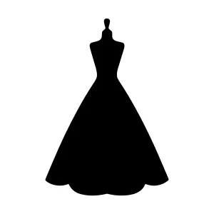 Silhouette Dress Form - Fashion Illustration