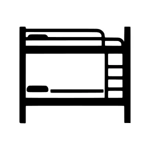 Simple Bed Bunk Design Icon