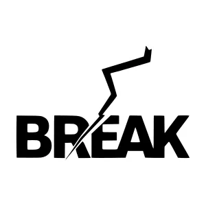 Break - Concept Vector Graphic
