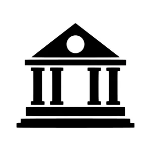 Building Icon - Temple Vector Illustration