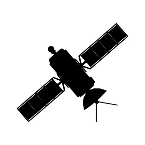 Satellite Icon - Vector Illustration