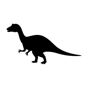 Dinosaur Silhouette Vector Illustration