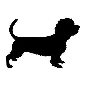 Black Silhouette Dog - Beagle