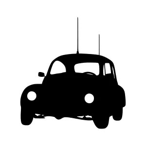 Silhouette Car Vector Illustration