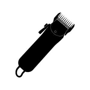 Silhouette Hair Clipper Vector Icon