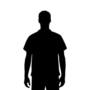 Silhouette Man - Minimalist Vector Graphic
