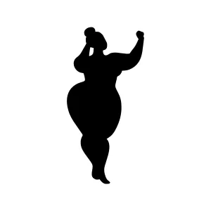 Silhouette Woman Figure - Body Positive