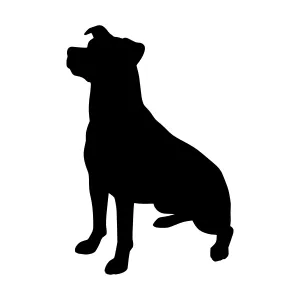 Dog Silhouette Vector Illustration