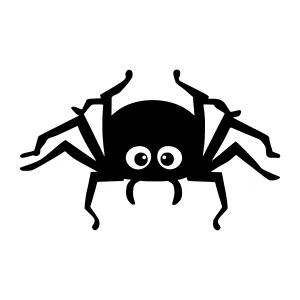 Cute Cartoon Spider Illustration
