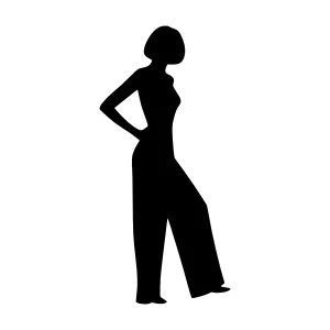 Silhouette Woman - Fashion Illustration