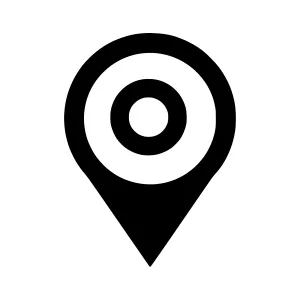 Location Pin Icon - Minimalist Vector