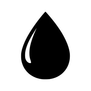 Water Drop Icon - Simple Vector Illustration