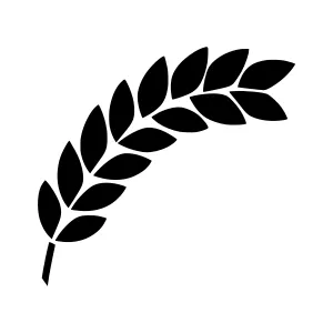 Wheat Sprout Icon - Minimalist Vector Illustration