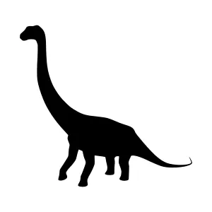 Dinosaur Silhouette Vector Illustration