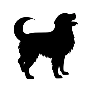 Silhouette Dog - Golden Retriever