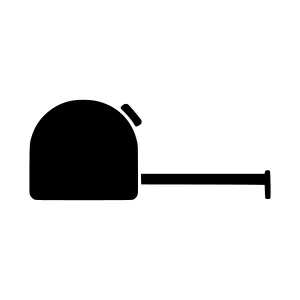 Tape Measure Icon - Vector Illustration