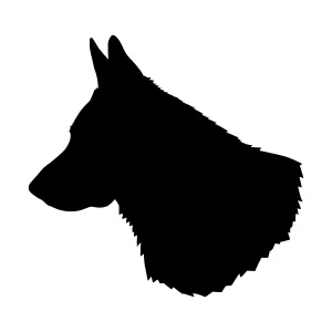 Dog Silhouette Vector Illustration