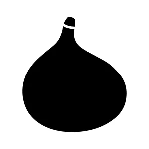 Abstract Bottle Silhouette Vector Icon
