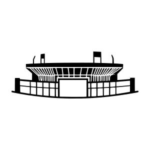 Stadium Outline Vector Illustration