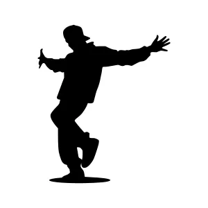 Silhouette Dancer - Dynamic Pose