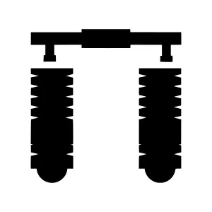 Suspension System Icon - Vector Illustration