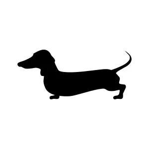 Dachshund Silhouette Vector