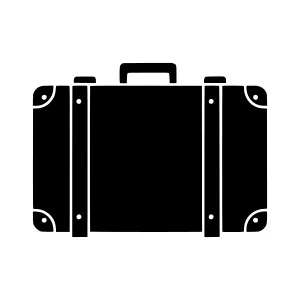 Suitcase Icon - Travel Vector Illustration
