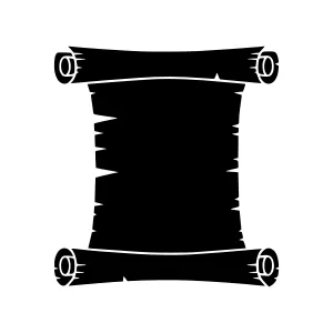 Vintage Scroll Banner - Text Placeholder