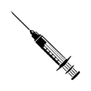 Syringe Icon - Medical Illustration