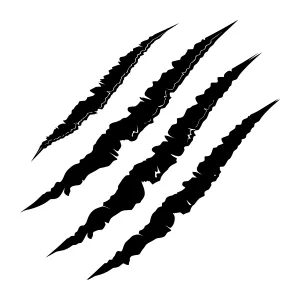 Black Claw Marks - Graphic Texture