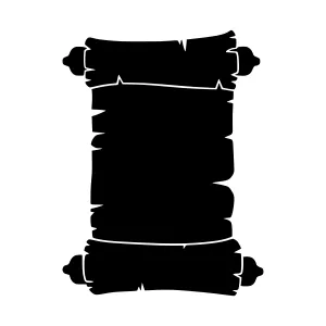 Vintage Scroll Banner - Text Placeholder