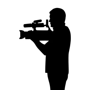 Silhouette Photographer Shooting Video