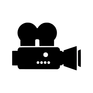 Film Camera Icon - Vector Illustration