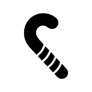 Black Telephone Icon - Vector Illustration